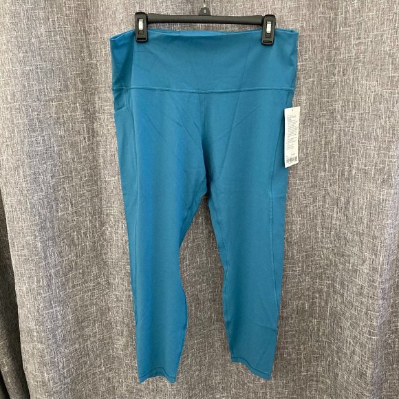 lululemon athletica Pants - Lululemon, Align High-Rise Pant w/ Pockets 25", Capture Blue, 16, NWT
